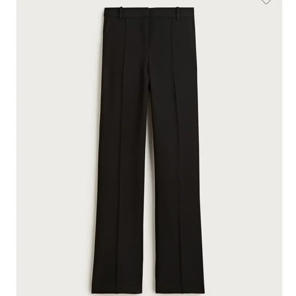 J.CREW Natalia Straight Leg Pant Four Season Stretch Carreman Black Size 12 NWT